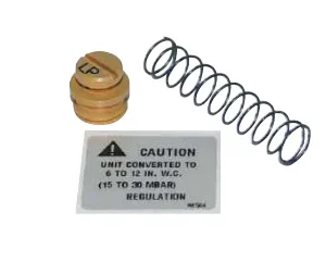 BASO GM-70-CLP Kit para conversión de gas natural a LP