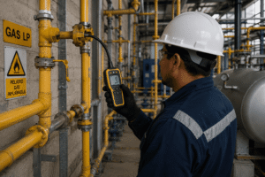 Detección de fugas de gas