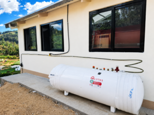 instalación de gas comercial