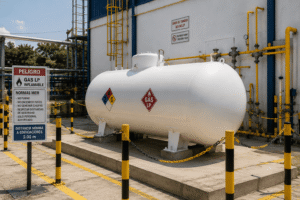 Instalacion de tanques de gas