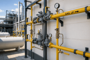 Ingeniería de gas Guatemala | Tuberías para gas LP y reguladores instalados por GAMATEC